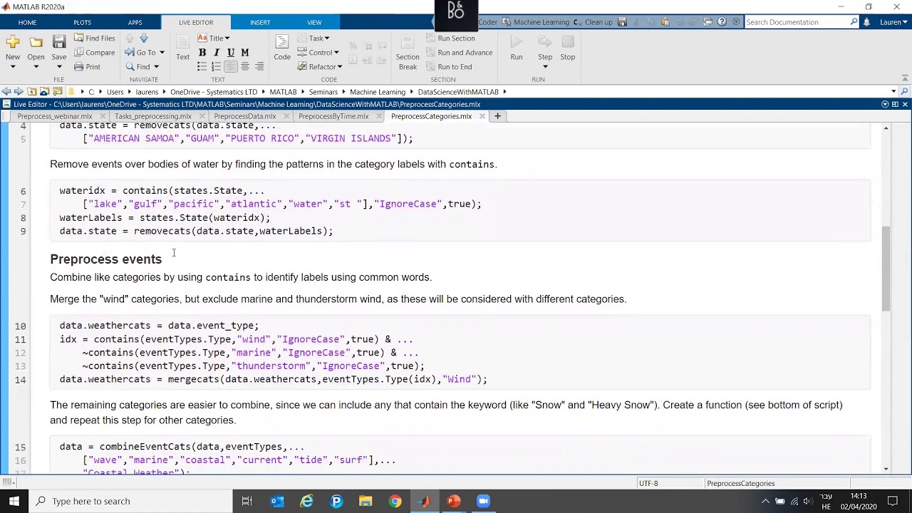 Matlab Preprocessing וובינר בנושא: עיבוד וניתוח מידע בסביבת MATLAB תהליכי Preprocessing ...