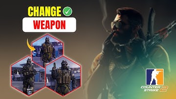 How to Change the Weapon Your Character is Holding in CS2 on PC | Replace the Gun in Agents Hand