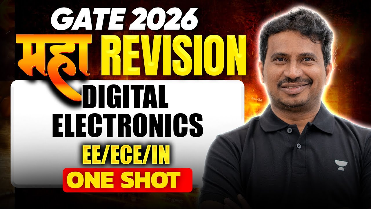 GATE 2026 महा REVISION 🔥 |  DIGITAL ELECTRONICS One Shot | EE/ECE/IN | BV Reddy Sir