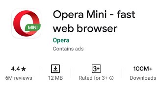 Opera Mini Apk