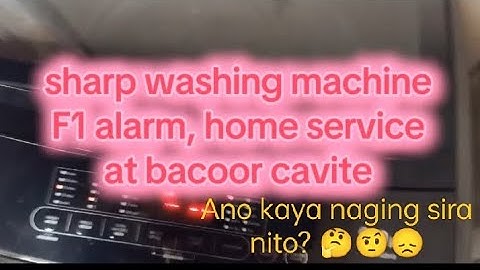 #sharp watching machine (F1) ALARM #toploadwashingmachine (SHARP F1 ALARM)