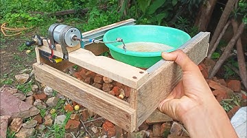 चुटकियों में काम पूरा || New ideas || How to Make Flour Filtering Machine || 12V DC Motor