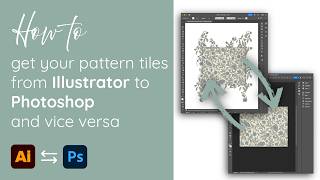 How to Get Your Pattern Tiles from Illustrator to Photoshop and Vice Versa