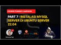 INSTALASI MYSQL SERVER DI UBUNTU SERVER 22.04