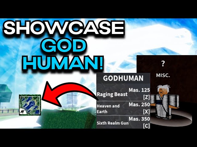 Blox Fruit, Godhuman Showcase