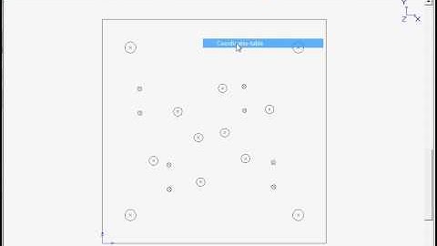 Low priced 2d drafting. Powerful, easy in use. Coordinate table of drilling holes