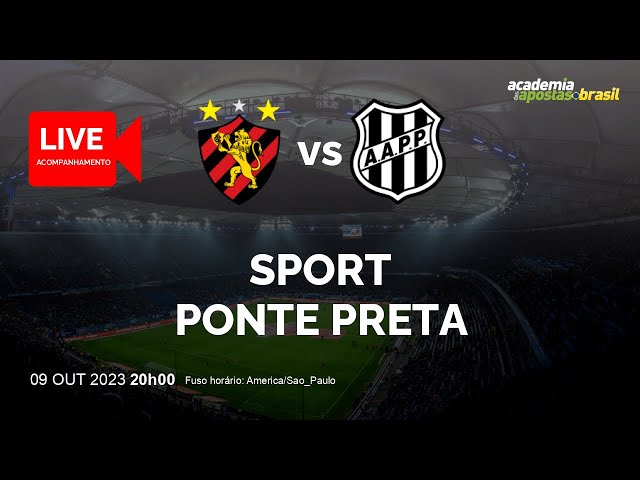 Ponte Preta x Sport Recife ao vivo e online, onde assistir, que