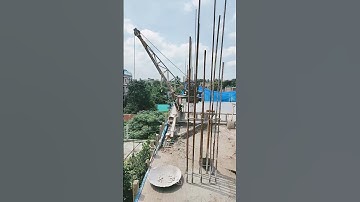 Roof Slab Casting Work | Concrete Pouring & Supervision | Civil Engineering Construction Site View 2