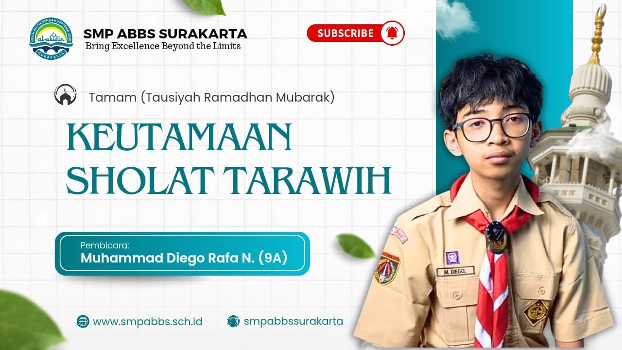 KEUTAMAAN SHOLAT TARAWIH || MUHAMMAD DIEGO RAFA NAUFAL 