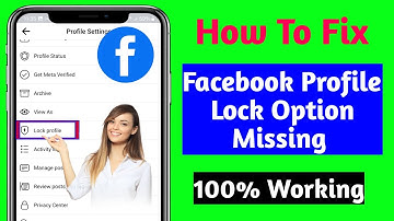 How To Fix Facebook Profile Lock Option Missing(Update 2024)||