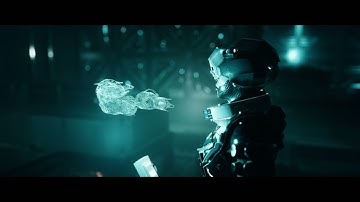 Hologram animation: Unreal Engine 5