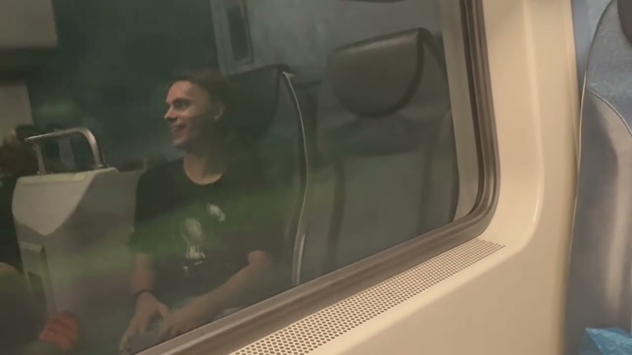 NJ Transit Northeast Corridor Train #3959 Multilevel Rainy Ride from Jersey Ave to Princeton Jct