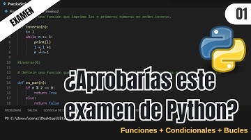 Resuelvo un Examen de Python con Funciones, Condicionales y Bucles 🔥 (Principiantes)