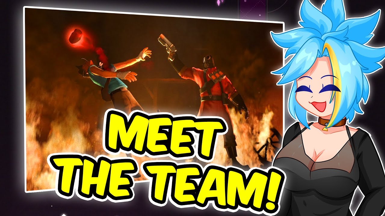 I'VE NEVER SEEN THIS!! | LuminusRed Reacts "Meet The Team" TF2!