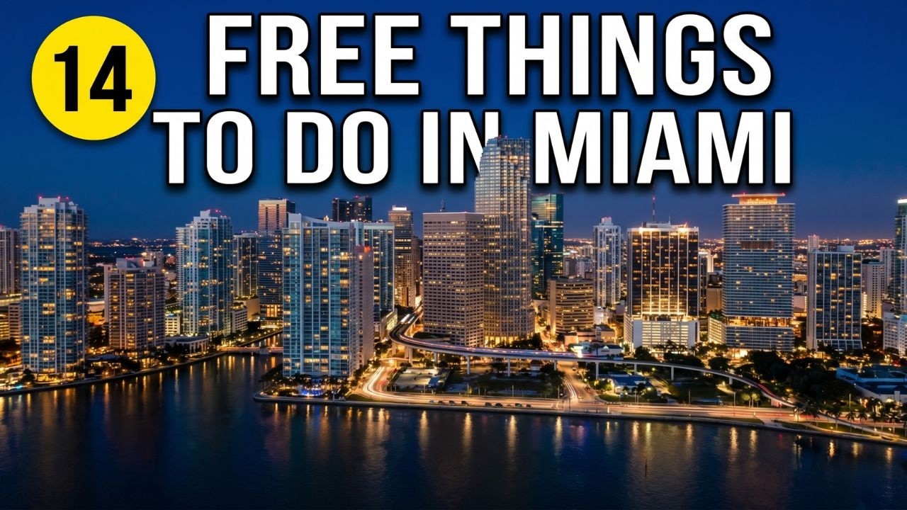14 "FREE" Things To Do In Miami - YouTube