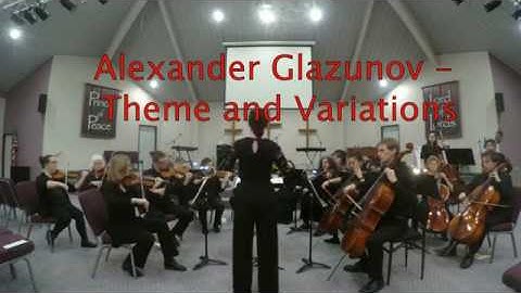 Alexander Glazunov - Theme and Variations for String Orchestra, Op. 97
