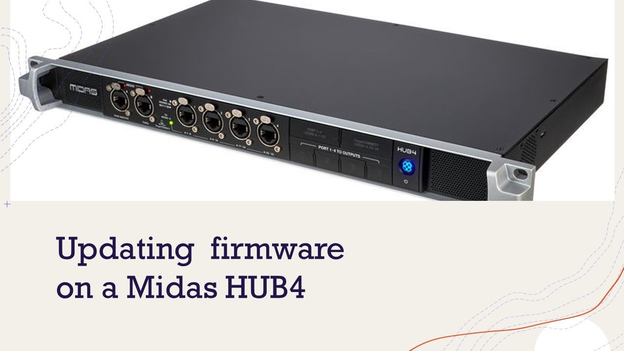 Installing firmware on the MIDAS HUB4. TipsToFix YouTube