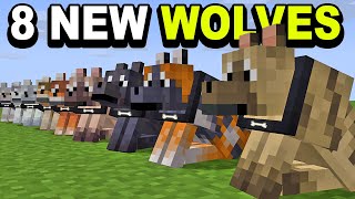 8 NEW DOG VARIANTS ADDED TO Minecraft Bedrock 1.20.80.21 Beta!