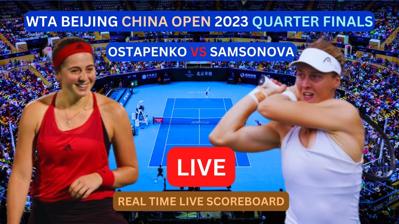 ostapenko live score