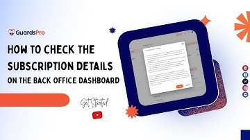 How to Upgrade your Subscription to a Monthly Plan? - GuardsPro Support Center Video