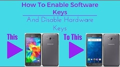 Disable hardware keys and enable soft keys on screen in any android