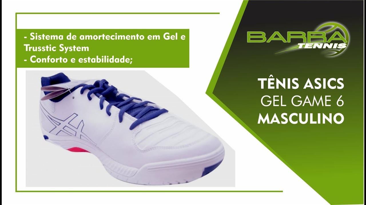 asics gel game 6 masculino