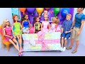 Barbie doll morning routine for birt.ay party with friends by play toys