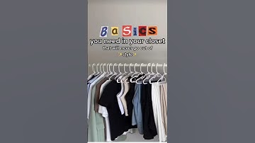 wardrobe must have basic clothes #basic #clothes #wardrobe