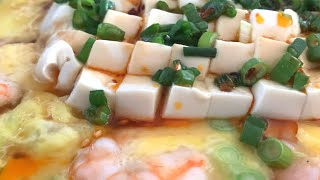 Easy Quick & Delicious 💯 Soft Tofu with Egg and Shrimp I could eat every day! 10 minutes ready screenshot 4