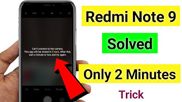 redmi note 9 front camera not working | redmi note 9 front camera error problem | camera error |2024