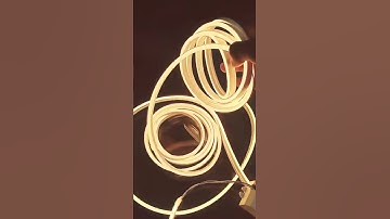 neon flexible strip light#for kitchen cabinet and wardrobe purpose light 🤗🤗🤗