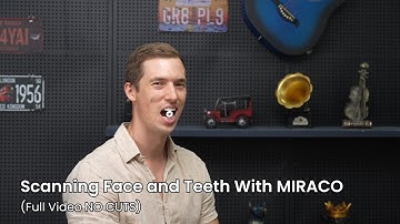 Revopoint MIRACO 3D Scanner: Teeth & Dark Hair Scanning!