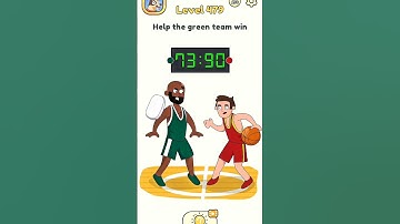DOP 2 Level 479: Delete to Make the Green Team Win! 🏀💚 #Shorts #DOP2 #EpicWin #deleteonepart