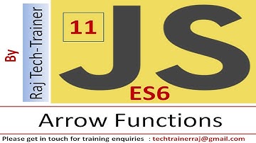 JavaScript Tutorial for Beginners |Part 11 - Scope Closure, Arrow Functions | Learn JavaScript | ES6