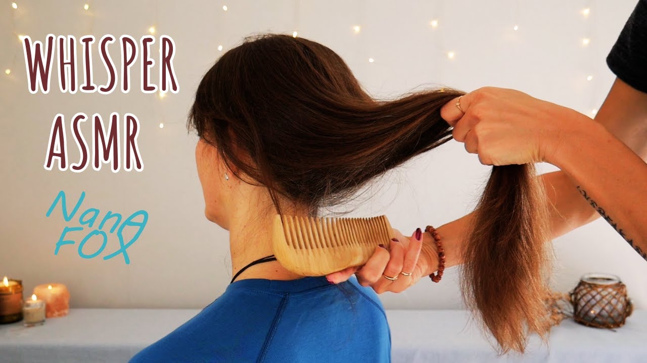 Whispers and brushing. Relaxing ASMR experience with Elisabeth