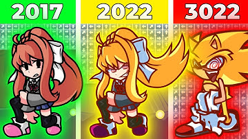 FNF Character Test | Monika, Lunatic Monika, Fleetway Sonic | Gameplay VS Playground | FNF Mods