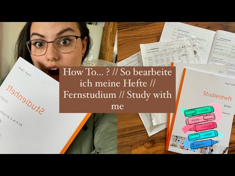 How To... ? // So bearbeite ich meine Hefte // Ils Fernabitur // Organisation // Studytime