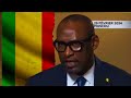 Interview du ministre abdoulaye diop en russie