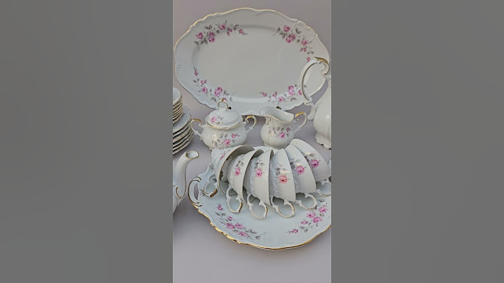 Мария Тереза Edelstein на 8 персон Чайный сервиз #фарфор #находки #обзор #барахолка