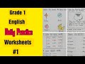 Grade 1 english daily practice worksheets 1  homeschooling grade 1 english worksheets 1
