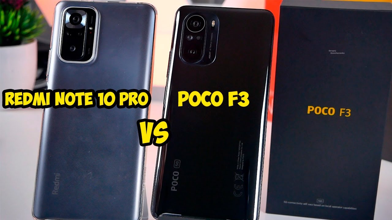 Poco F3 Vs Redmi Note 10pro