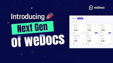 🎉Introducing the Next Gen of weDocs - The Ultimate WordPress Documentation Plugin