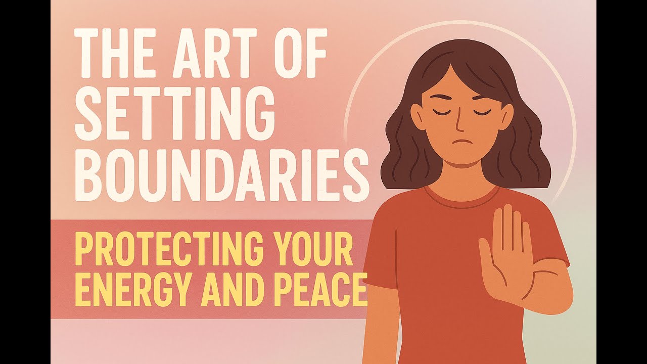 The Art of Setting Boundaries – Protecting Your Energy and Peace - YouTube