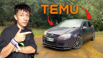 MIJN VOLKSWAGEN GOLF TRANSFORMEREN MET TEMU...
