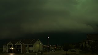6/29/2023 | Derecho with DESTRUCTIVE 80 MPH Wind, Tree Damages footage morning - Maryville, MO