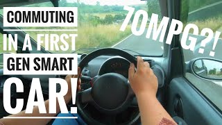 Commuting in my *FIRST GEN* Smart Car!  2003 Smart 450 (0.7L, 64bhp)