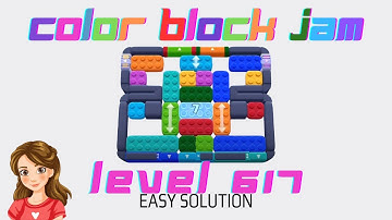 Color Block Jam Level 617 Easy Solution Walkthrough