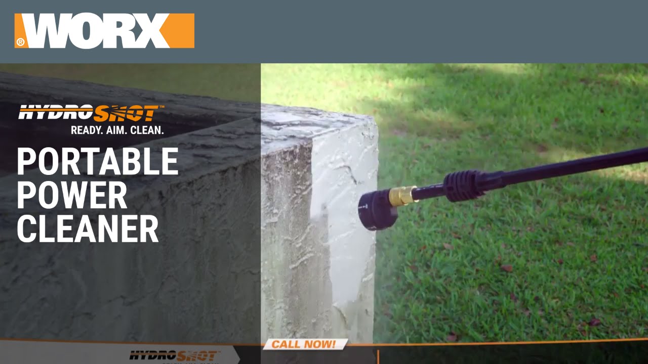 WORX Hydroshot Adjustable Power Scrubber with Quick Snap Connection (Soft  Bristles) in the Pressure Washer Parts department at