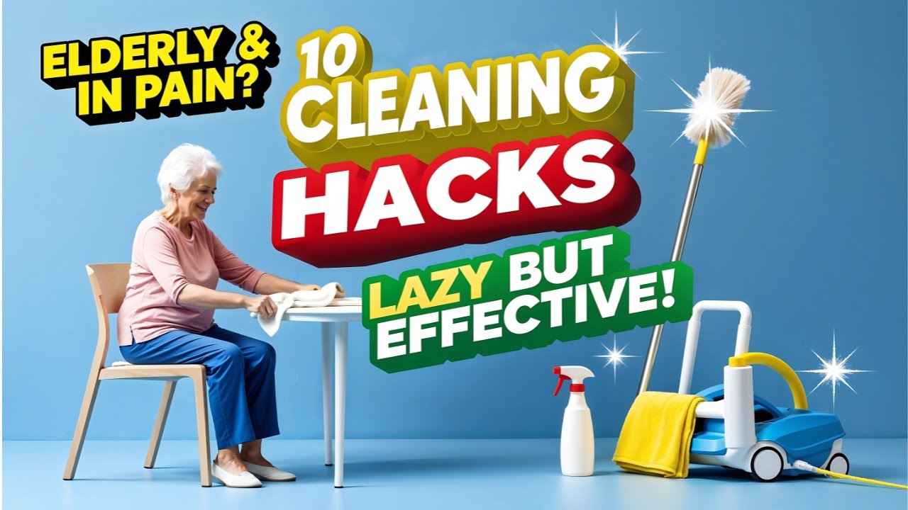 10 Easy Cleaning Hacks for Seniors in Pain | Elderly & Disabled Lazy ...