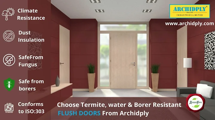 Termite, Water & Borer Resistant FLUSH DOORS Archidply Doors